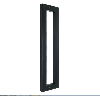 China Modern Pull Handle Stainless Steel Square Door Hardware Furniture Accessories Furniture Hardware Glass Door Handle for sale