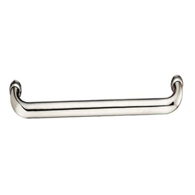 China Modern Single Side Round Furniture Handle Stainless Steel Tubular Pull Handle Cabinet Door Handle for sale