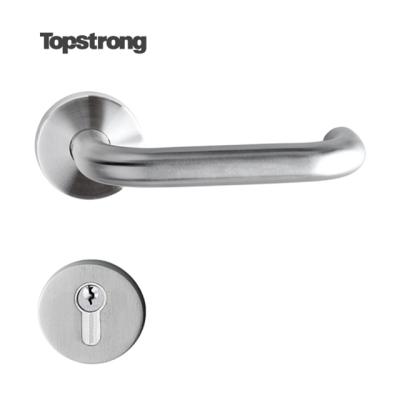 China 304 Stainless Steel Passage Hardware Locks 304 Stainless Steel Wood Steel Big Door Handles for sale