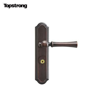 China Good quality zinc alloy fireproof cafe red bronze door lock for bedroom for sale