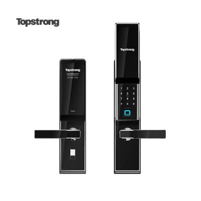 China wifi zinc alloy single cylinder digital key system hotel mortise latch smart door lock for sale