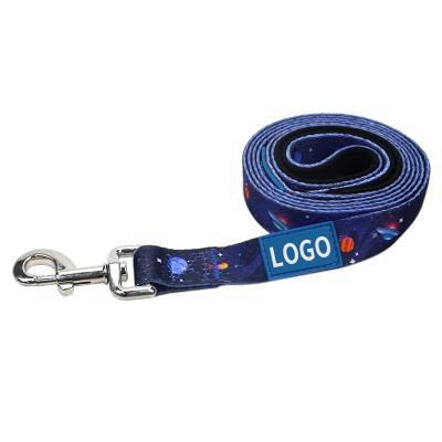 China Custom Decorative Pink Color Polyester Dog Pet Leash From China Supplier for sale