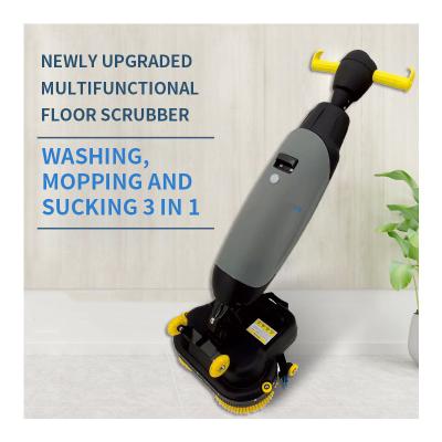 China NEW Hotels 2021 Small Floor Machine Battery Floor Scrubber Ceramic Scrubbing Price Industrial Push Type Floor Scrubber for sale