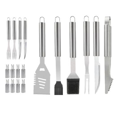 China Easily Cleaned Grill Accessories , Heavy Duty Stainless Steel BBQ Tool Kit With Aluminum Case for sale