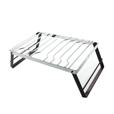 China Thermal Resistance Chrome Plated Rotisserie Rack With Foldable Nonstick Handles for sale