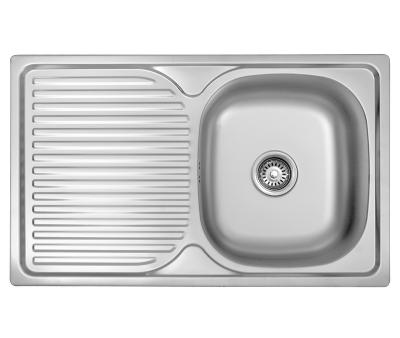 China Without Faucet KA7848A Popular Design Single Basin Sink Farmhouse Stainless Steel Kitchen Sink for sale