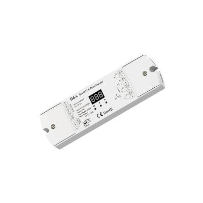 China Control Lights D4-L DMX512 Decoder for sale