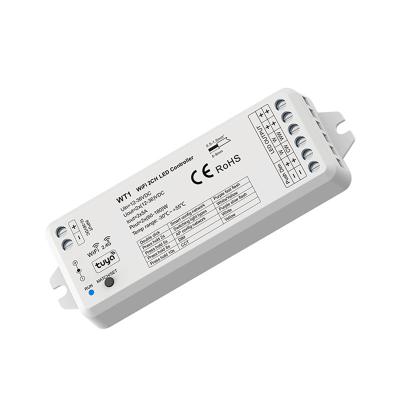 China Control Lights WT1 Tuya WIFI Controller And RF Remote Control For Single Led Controller for sale