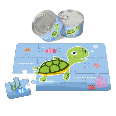 China Cartoon Toy Toddler Jigsaw Puzzle Gift Unique Puzzle Box Item For Kids Gift for sale