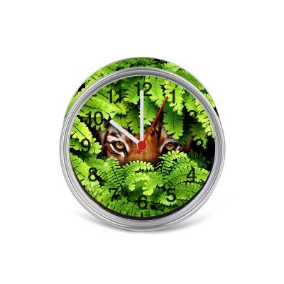 China Barber Shop Gifts Fridge Custom Design Souvenirs Magnetic Tin Clock for Promotion for sale