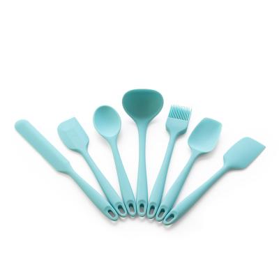 China 7pcs Kitchen Viable Silicone Kitchen Tool Kit OEM Spatula Baking Brush for sale