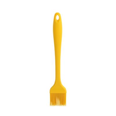 China High Quality Sustainable Food Grade Silicone Baking Pastry Oil Non-Stick Brush in Yellow Color for sale