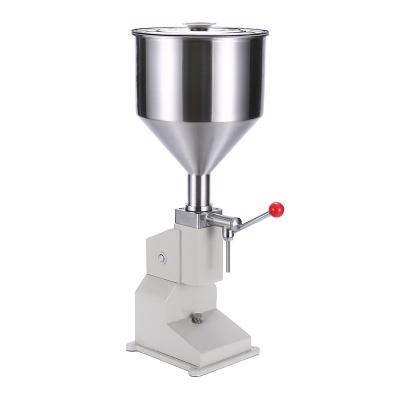 China A03 Food Water Bottling Machine Manual Structure Plunger Paste And Liquid Filling Machine for sale