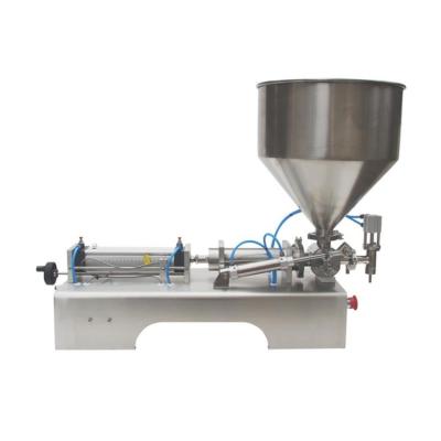 China Low price Semi-automatic double main piston paste filling machine efficiently small working for sale