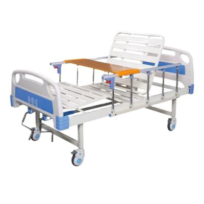 China Three Functions Height Adjustable Stock Hospital Beds Large Patient Hospital Medical Donation For Mobile Bed Hospital for sale