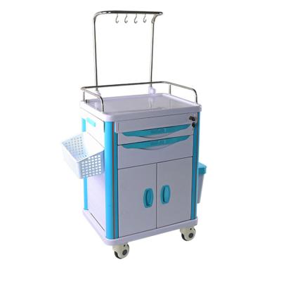 China Medical Hospital Trolley ABS Plastichospital Treatment Infusion Trolley Trolley for sale