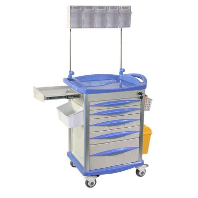 China Hospital trolley YCX-AT780C1 tradh medical cart/medical cart laptop/medical cart machine for sale