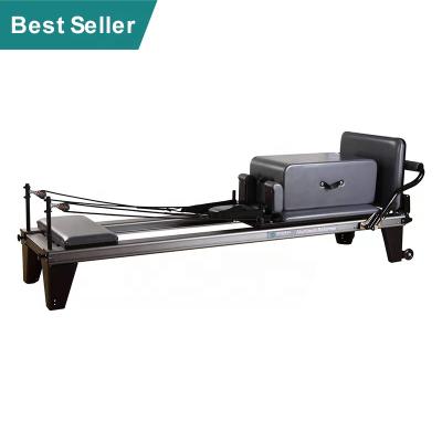 China ONEMAX Home Exercise Fit Body Folding Foldable Pilates Reformer Aluminum Alloy Pilates Bed Sale Body Balance Reformer Studio for sale