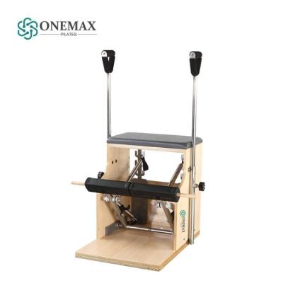 China Home exercise fit body ONEMAX Malibu elina pilates chair springs pilates winds chair handles pilates-chair for sale