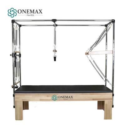 China Home exercise fit body ONEMAX pilates reformer with table full trapeze pilates pilates head Cadillac reformer for sale