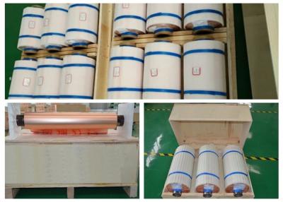 China Hohe Verlängerung DIE gerollte getemperte kupferne hohe Temperaturwechselbeständigkeit der Folien-0.035mm zu verkaufen