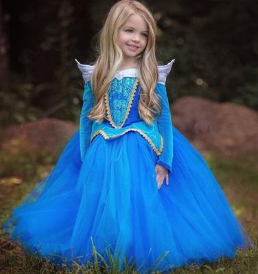 China Polyester Girls Princess Costume Dress Children Costumes Dress For Children for sale