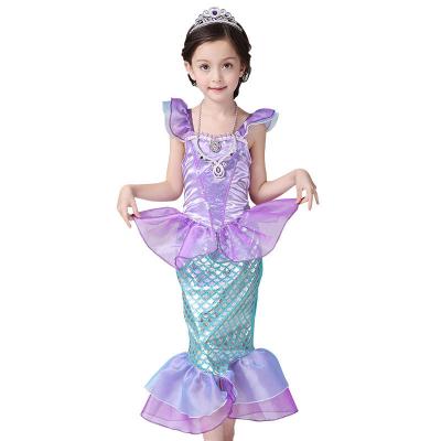 China Party Cosplay Costume Mermaid Princess Costume Dress Lovely For Girls Performance Kids Party Cosplay Costume Dress for sale