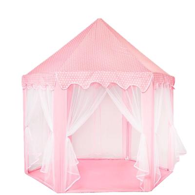 China Large Soft Play Tent Princess Castle Foldable Play Tent Kids Playing House Tents For Indoor Outdoor With Carry Bag for sale