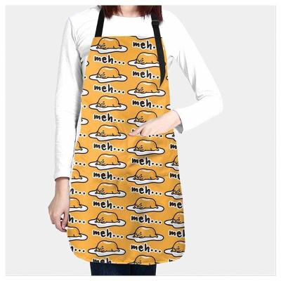 China Customized Design/Reusable/Eco-Friendly Canvas Cotton Cross Chef Custom Cooking Kitchen Custom Printed Apron for sale