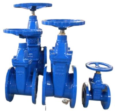 China General Ductile Iron Liquid Stopper Flanged Stem Gate Valves BS5163 DIN3352 for sale