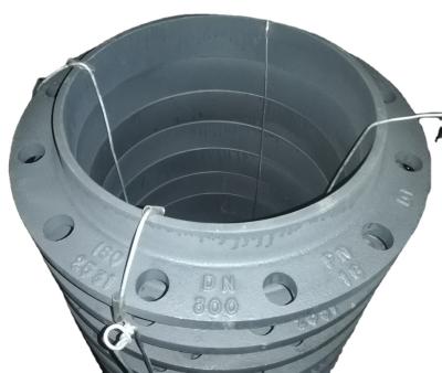 China NBR ISO2531 EN545 Ductile Iron Weld On Flanges , Neck Weld Flanges for sale