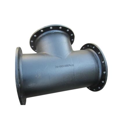 China Water Pipe System Ductile Iron All Tee Flanged Pipe Fitting for sale