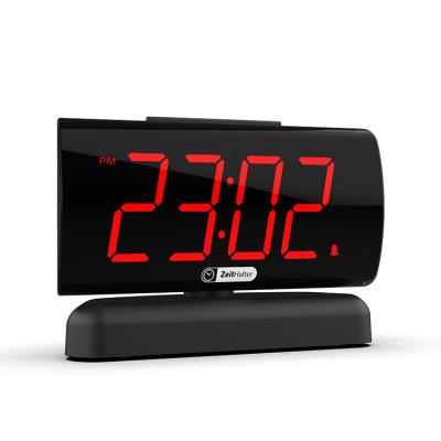 China High End Antique Style China Factory Made Display The Time With Rotating Base Watch Digital Alarm Clock for sale