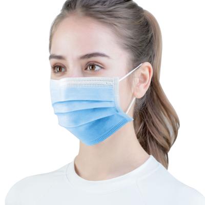 China Adult Wholesale Manufacturer China pp Spunbond+ BFE99 Meltblown, Polyester/Cotton Adult Protective Dust Mask Stock Class II 10000pcs for sale