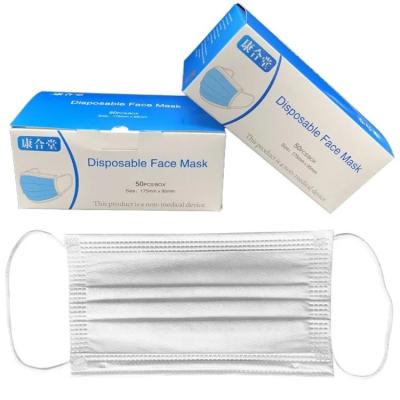 China Adult Medical Face Masks Type II 3ply High Quality Disposable PP Nonwoven Spunbond+ BFE99 Meltblown, Polyester/Cotton Adult Class II for sale