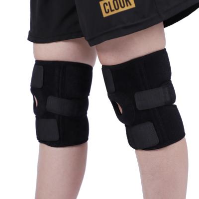 China Universal Professional Copper Knee Brace with Patella Gel Pads and Side Stabilizers for Running Sports Injury Recovery for sale