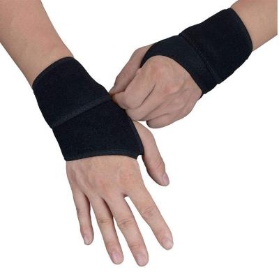 China Palm Guard Adjustable Wrist Support provides support to sore weak and injured wrists wraparound design for custom comfort for sale