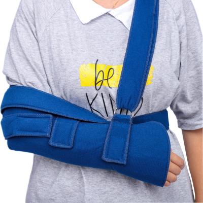 China Aids Stabilize Arm To Relieve Pain Adjustable Arm Sling Shoulder Immobilizer Health Service Strap For Broken Severe Arm Elbow Shoulder Support Brace for sale