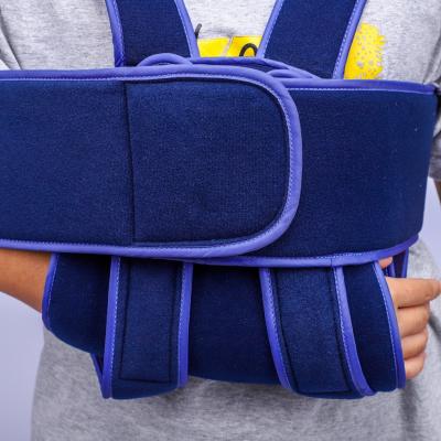 China Universal Fully Adjustable Medical Children Arm Shoulder Injury Immobilizer Band Sling Rotator Cuff Elbow Support for Quick Healing for sale