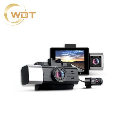 China Hot selling OEM design 3 lens dash cam 4k wifi video recorder WDR 4K+1080P+1080P Car DVR for sale