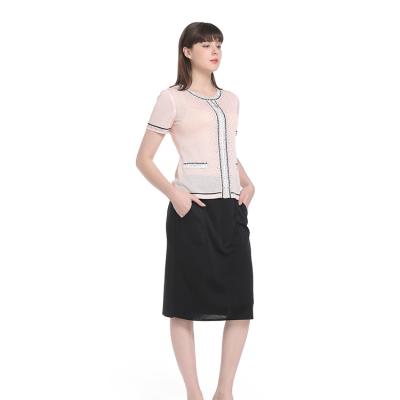 China Plussize/New Arrivals Office Wear Ladies Dry Clean Breathable/Comfortable/Soft/Lined Pencil Skirts With Belt for sale