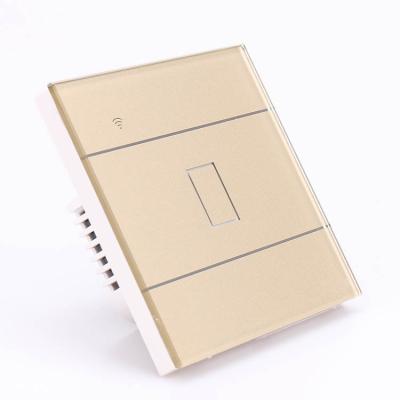 China Type 86 Switch Mobile Phone APP Remote Control Voice WIFI Touch Intelligent Smart Home Smart WIFI Switch for sale