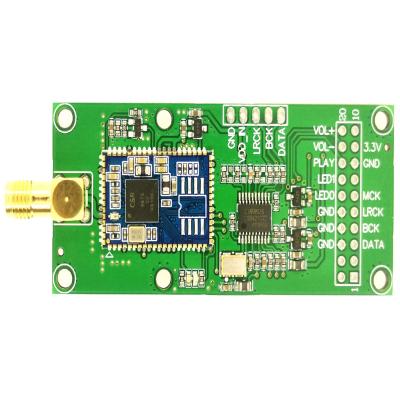 China Bluetooth 5.0 Interface Audio Output LDAC Module CSR8675 IIS I2S Digital Audio Receiver Board 30*69mm for sale