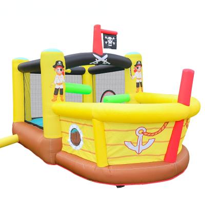 China Newest Pirate Inflatable Boat Inflatable Slide Commercial Grade Ourdoor Toys Outdoor Inflatable Super Slide for sale