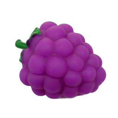 China 3d Grape Promotional Rubber Mud Keychains Custom Gift Berry Mud PVC Keychains for sale