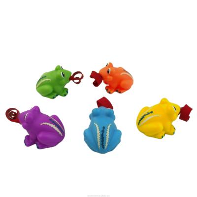 China Cute Soft Cartoon Toy Professional PVC Frog Key Chain Tongue Pop Up Keychains for sale