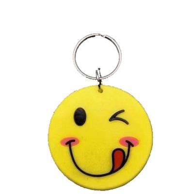 China Promotion Custom design personalized 2d shape soft pvc keychains custom made for sale