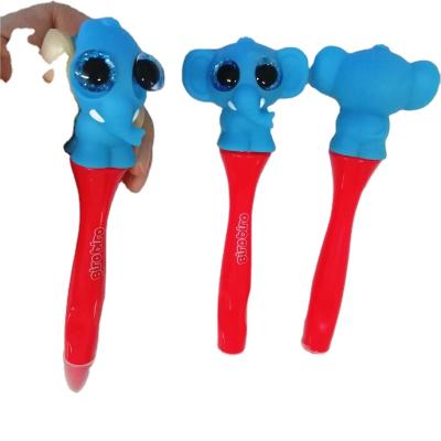 China Promotional plastic popeyed Pen Elephant eyes insect logo pen custom popeyed animal jumping pen for sale