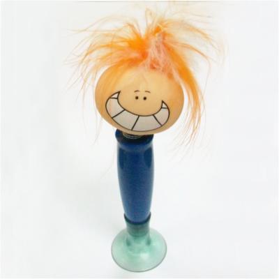 China Promotional Pen Custom 3d smiley flip head pen, funny flip head pen with nib for sale