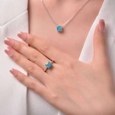 China Hot-selling Alloy Stone Jewelry CLASSIC Fashion Palm Female Single Semi-precious Ring All-match Electroplating Twist Rings for sale